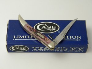 Case XX USA 610096  2003 Cabernet Bone Limited Edition Texas Toothpick Knife in Box