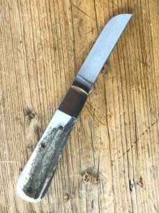 A Wright & Son Sheffield, England Barlow with Stag Scales and Wharncliffe Blade A Wright & Son Sheffield, England Barlow with Stag Scales and Wharncliffe Blade
