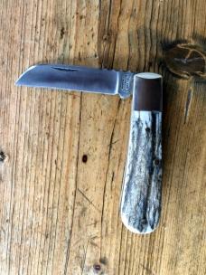 A Wright & Son Sheffield, England Barlow with Stag Scales and Wharncliffe Blade-Filed Spring A Wright & Son Sheffield, England Barlow with Stag Scales and Wharncliffe Blade-Filed Spring