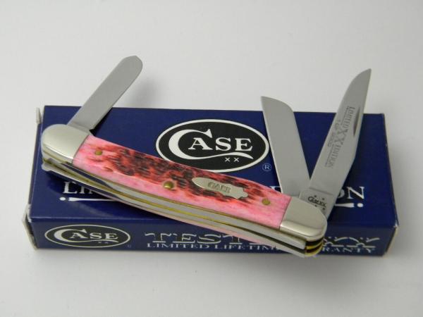 Case XX USA 6318 2005 Raspberry Bone Limited Edition Stockman Knife in Box Case XX USA 6318 2005 Raspberry Bone Limited Edition Stockman Knife in Box
