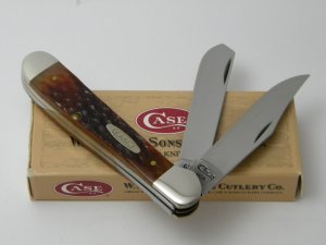 Case XX USA 6200  1997 Chestnut Bone Copperhead Knife in Box