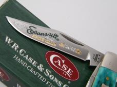 Case XX USA T.B. 62110 Evansville Knife Club 2003 Jade Bone Saddlehorn Knife in Box