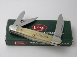 Case XX USA 6383WH  2000 Natural Bone Whittler Knife in Box