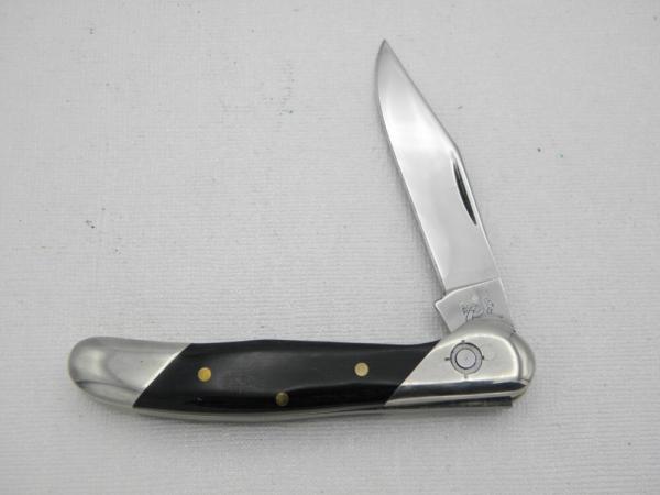 Queen Cutlery Co. Push Button Lock #410B: 3 ¼” closed, Queen Cutlery Co. Push Button Lock #410B: 3 ¼” closed,