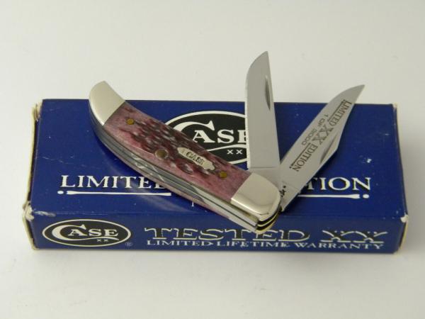 Case XX USA 2003 TH62165 Cabernet Bone Limited Edition Tiny Folding Hunter Knife in Box Case XX USA 2003 TH62165 Cabernet Bone Limited Edition Tiny Folding Hunter Knife in Box
