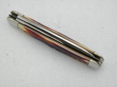 Queen Cutlery #58 Small Coke Bottle Jack  burnt orange imitation Winterbottom bone:  3 1/2” closed
