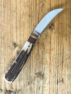 A Wright & Son Sheffield, England Hawksbill Pruner in Stag with Hawksbill Blade A Wright & Son Sheffield, England Hawksbill Pruner in Stag with Hawksbill Blade