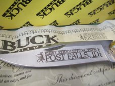 Buck First Production Run Post Falls, ID Model 110