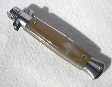 NEW FRANK BELTRAME 9" GENUINE FRENCH BOVINE HORN BAYONET BLADE ITALIAN STILETTO