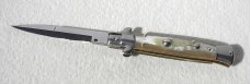 NEW FRANK BELTRAME 9" GENUINE FRENCH BOVINE HORN BAYONET BLADE ITALIAN STILETTO