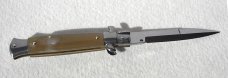 NEW FRANK BELTRAME 9" GENUINE FRENCH BOVINE HORN BAYONET BLADE ITALIAN STILETTO