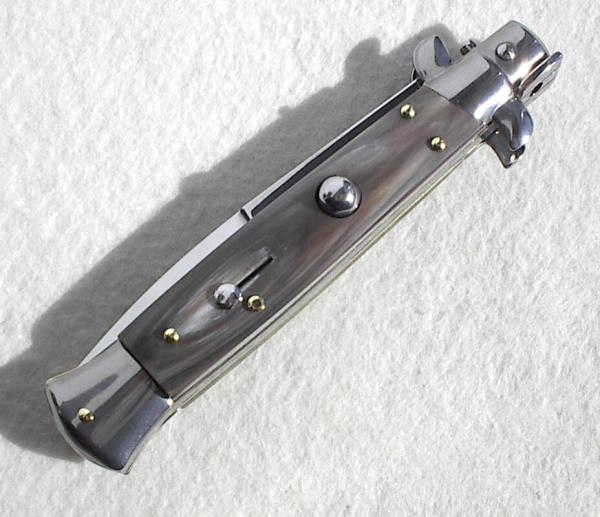 NEW FRANK BELTRAME 9" GENUINE FRENCH BOVINE HORN BAYONET BLADE ITALIAN STILETTO