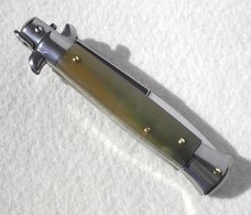 NEW FRANK BELTRAME 9" GENUINE FRENCH BOVINE HORN BAYONET BLADE ITALIAN STILETTO