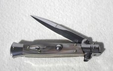 NEW FRANK BELTRAME 9" GENUINE FRENCH BOVINE HORN BAYONET BLADE ITALIAN STILETTO