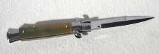 NEW FRANK BELTRAME 9" GENUINE FRENCH BOVINE HORN BAYONET BLADE ITALIAN STILETTO