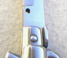NEW FRANK BELTRAME 9" GENUINE FRENCH BOVINE HORN BAYONET BLADE ITALIAN STILETTO