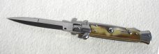 NEW FRANK BELTRAME 9" GENUINE FRENCH BOVINE HORN BAYONET BLADE ITALIAN STILETTO