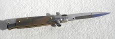 NEW FRANK BELTRAME 9" GENUINE FRENCH BOVINE HORN BAYONET BLADE ITALIAN STILETTO