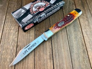 Case Cheetah Dynasty Jigged Espresso Bone 2013 CCC Life Member Annual Knife