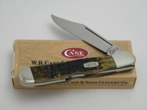 Case XX USA 1997  61549L Dark Molasses Bone Copperlock Knife in Box