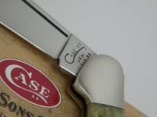 Case XX USA 1998  61549L Green Bone Bone Copperlock Knife in Box