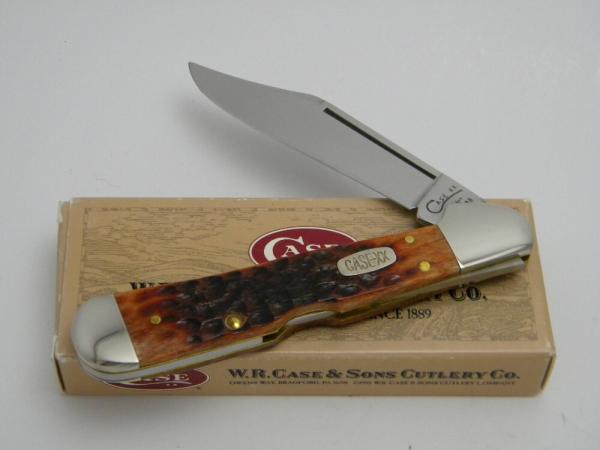 Case XX USA 1998  61549L Chestnut Bone Bone Copperlock Knife in Box
