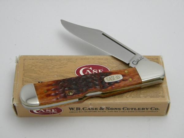 Case XX USA 1998  61549L Chestnut Bone Bone Copperlock Knife in Box