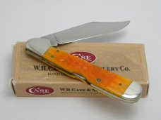 Case XX USA 1998 61549L Orange Bone Copperlock Knife in Box Case XX USA 1998 61549L Orange Bone Copperlock Knife in Box