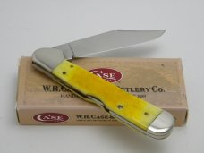 Case XX USA 1999 61549L Yellow Rogers Bone Copperlock Knife in Box Case XX USA 1999 61549L Yellow Rogers Bone Copperlock Knife in Box