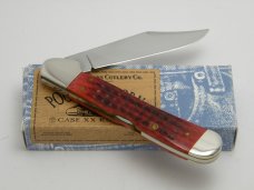 Case XX USA 2000 61549L Old Red Bone Pocket Worn Copperlock Knife in Box Case XX USA 2000 61549L Old Red Bone Pocket Worn Copperlock Knife in Box