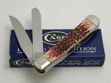 Case XX USA 2005 6254 Raspberry Bone Limited Edition Trapper Knife in Box Case XX USA 2005 6254 Raspberry Bone Limited Edition Trapper Knife in Box