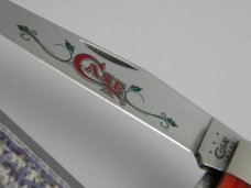 Case XX USA 2012 6254 Red Bone Christmas Trapper Knife in Box Case XX USA 2012 6254 Red Bone Christmas Trapper Knife in Box