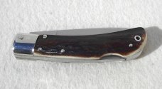NEW OLD STOCK CLASSIC GENUINE STAG ITALIAN AKC AUTO SPEED HUNTER NICKEL SILVER BOLSTERS