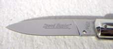 NEW OLD STOCK CLASSIC GENUINE STAG ITALIAN AKC AUTO SPEED HUNTER NICKEL SILVER BOLSTERS
