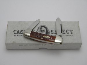 Case XX Select USA 62132  1998 Bone Mini Canoe Knife - NIB