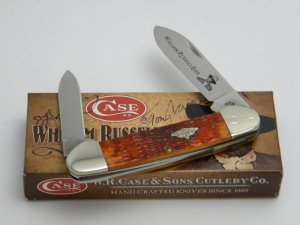 Case XX USA 62131  2007 Chestnut Bone Canoe Knife - NIB