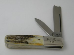 Case XX USA Stag 52009 One Arm Razor Barlow Knife 1982