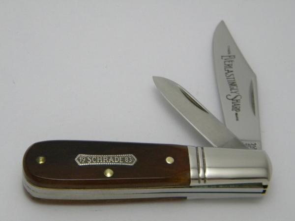 Heritage Schrade + USA 2661 Everlasting Sharp Bone Barlow Knife 1983 Heritage Schrade + USA 2661 Everlasting Sharp Bone Barlow Knife 1983