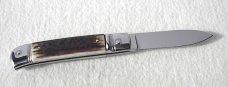 AKC 8" CLASSIC ITALIAN VINTAGE INDIA STAG LEVER LOCK 