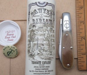 Great Eastern Cutlery. Sawyer Barlow Knife 152121 Charlie Campagna SFO by GEC .................(714)