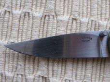 STAN FUJISAKA - GOLD & PURPLE GENTLEMAN'S LINER LOCK FOLDER STAN FUJISAKA - GOLD & PURPLE GENTLEMAN'S LINER LOCK FOLDER