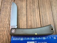 Great Eastern Cutlery Bull Nose 71 Sodbuster Green Linen Micarta Great Eastern Cutlery Bull Nose 71 Sodbuster Green Linen Micarta