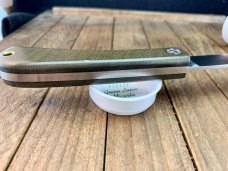Great Eastern Cutlery Bull Nose 71 Sodbuster Green Linen Micarta Great Eastern Cutlery Bull Nose 71 Sodbuster Green Linen Micarta