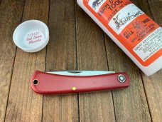 Great Eastern Cutlery Bull Nose 71 Sodbuster Red Linen Micarta 2021 Great Eastern Cutlery Bull Nose 71 Sodbuster Red Linen Micarta 2021