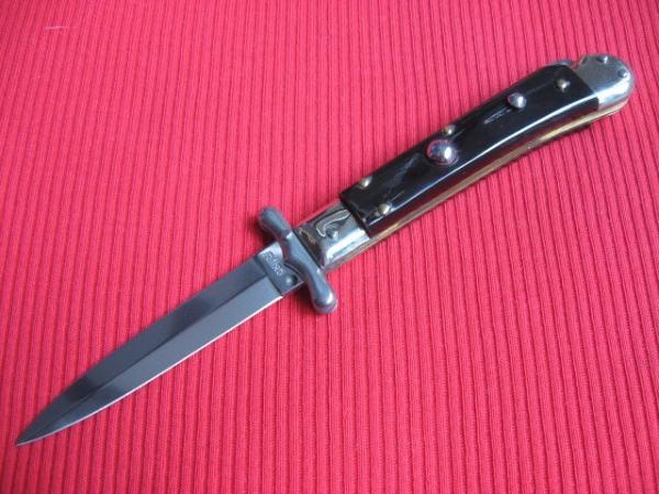 Italian MEDICI Style Horn Swing Guard STILETTO Switchblade Italian MEDICI Style Horn Swing Guard STILETTO Switchblade