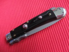 Italian MEDICI Style Horn Swing Guard STILETTO Switchblade Italian MEDICI Style Horn Swing Guard STILETTO Switchblade