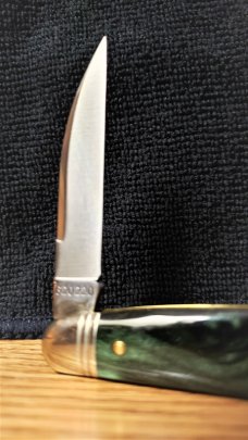 Great Eastern Cutlery 1 of only 15 made Northfield Royal Green Acrylic 620220 Conductor pocket knife