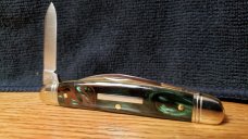 Great Eastern Cutlery 1 of only 15 made Northfield Royal Green Acrylic 620220 Conductor pocket knife