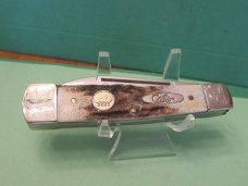 Case 2005 Scroll Bolster Stag Gunstock Pattern # 52130 SS Central Kentucky Club Case 2005 Scroll Bolster Stag Gunstock Pattern # 52130 SS Central Kentucky Club