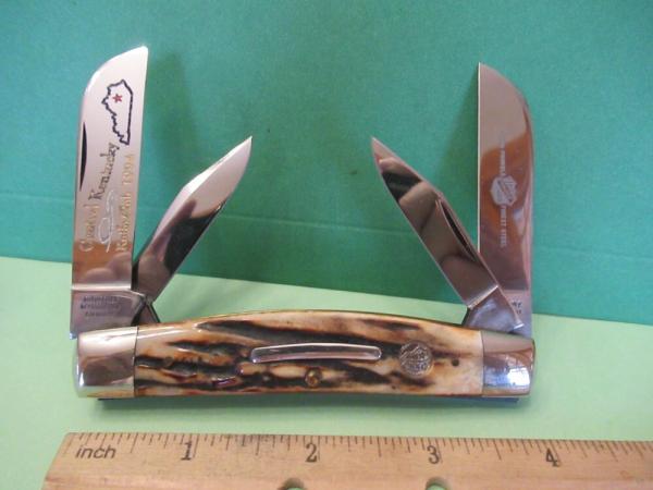 John Primble Stag Congress Made for Central Kentucky Knife Club 1994 